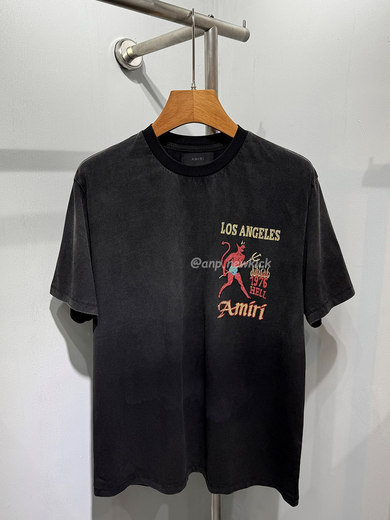 Amiri Cotton Crystal Sinners T Shirt (2) - www.newkick.vip